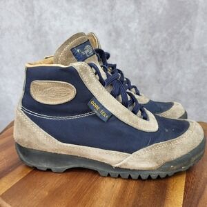 Vintage Vasque Hiking Boots Womens‎ 8.5 Skywalk Brown Suede Trails 7534 Italy